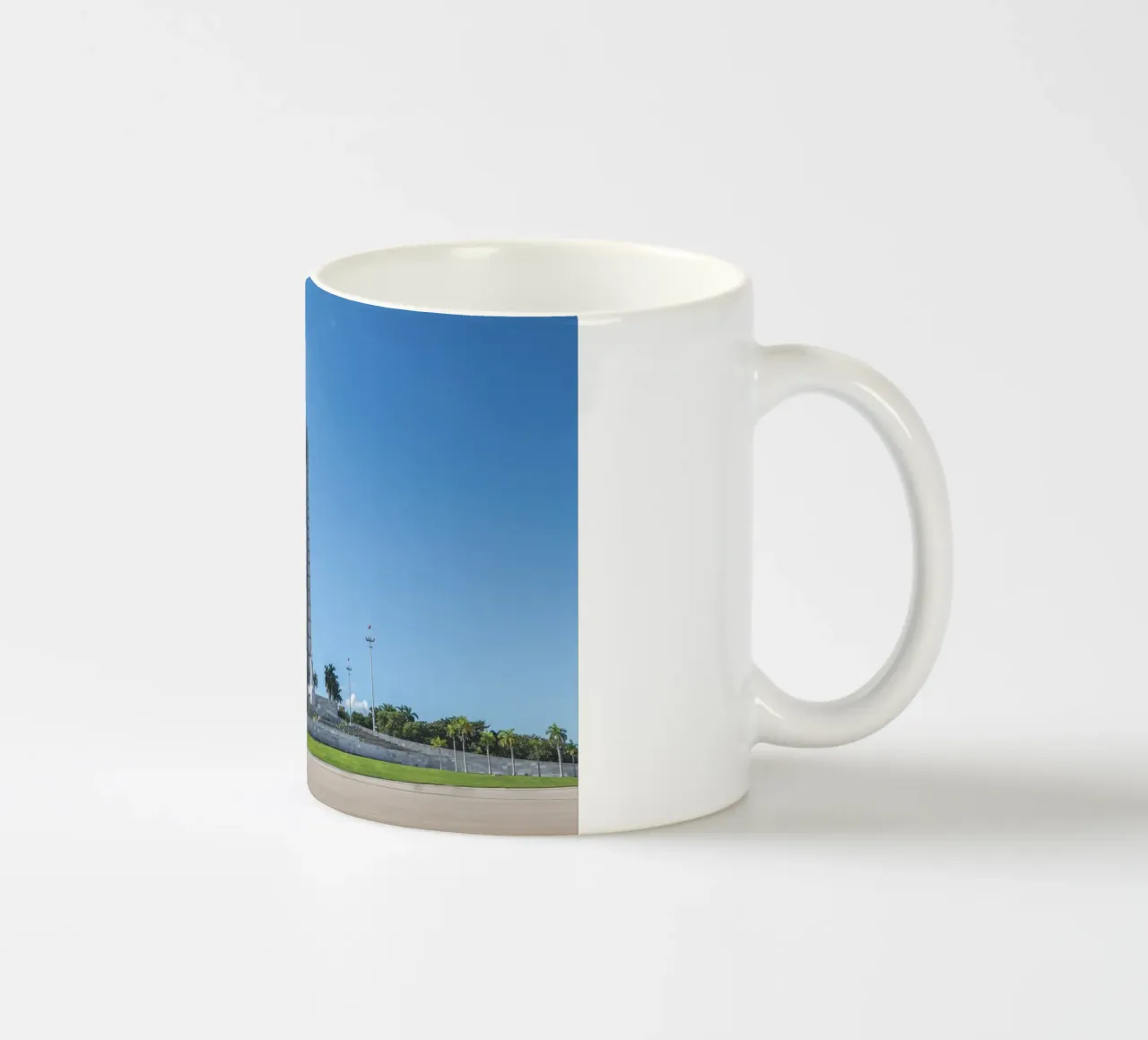 Revolution Square, Havana, Cuba ceramic mug by Dave Hare Photography