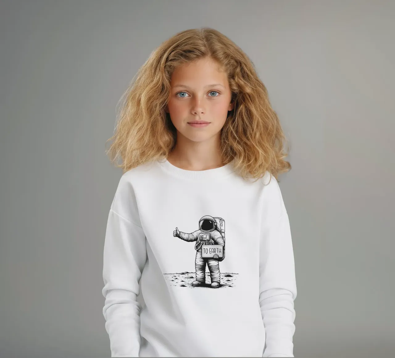 astronauta autostoppista felpa bambino da 🥝 KIWI STORE