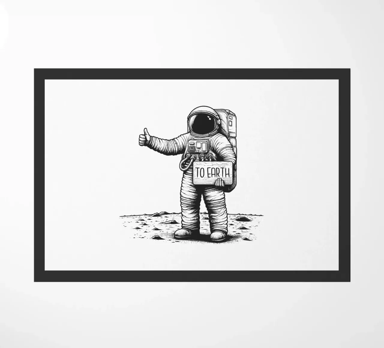 astronauta autostoppista zerbino da 🥝 KIWI STORE