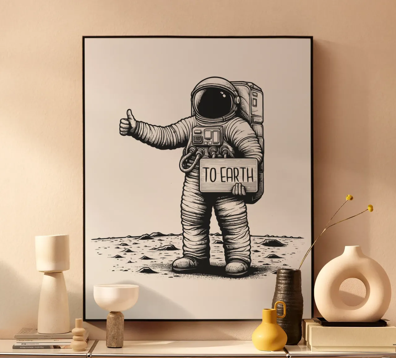 astronauta autostoppista plexiglass da 🥝 KIWI STORE