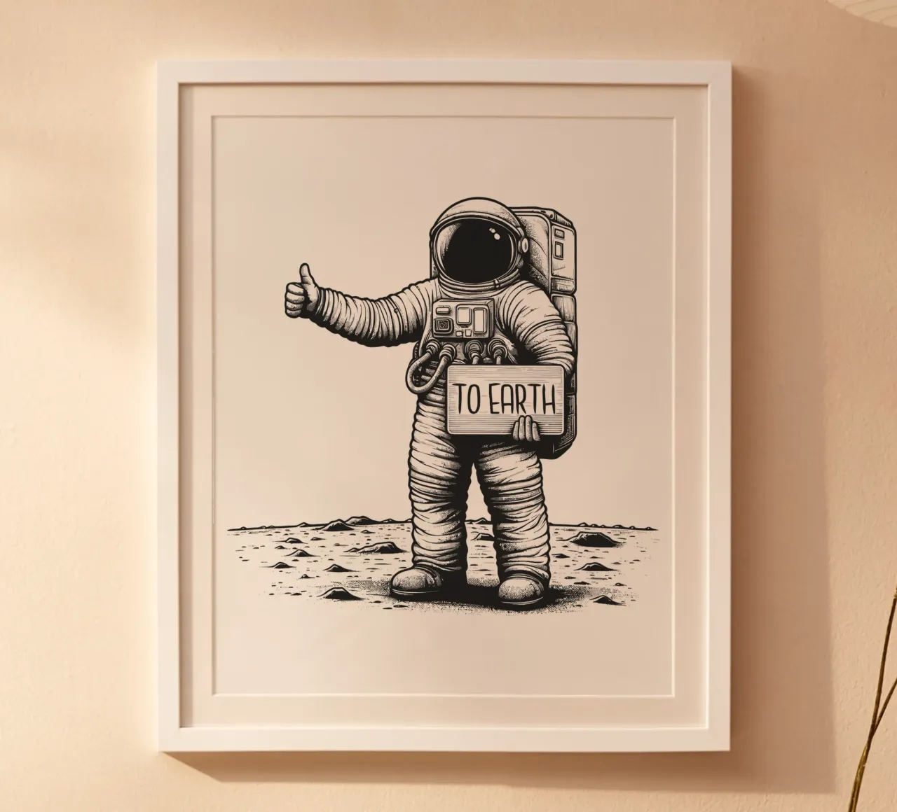 astronauta autostoppista carta hahnemühle da 🥝 KIWI STORE