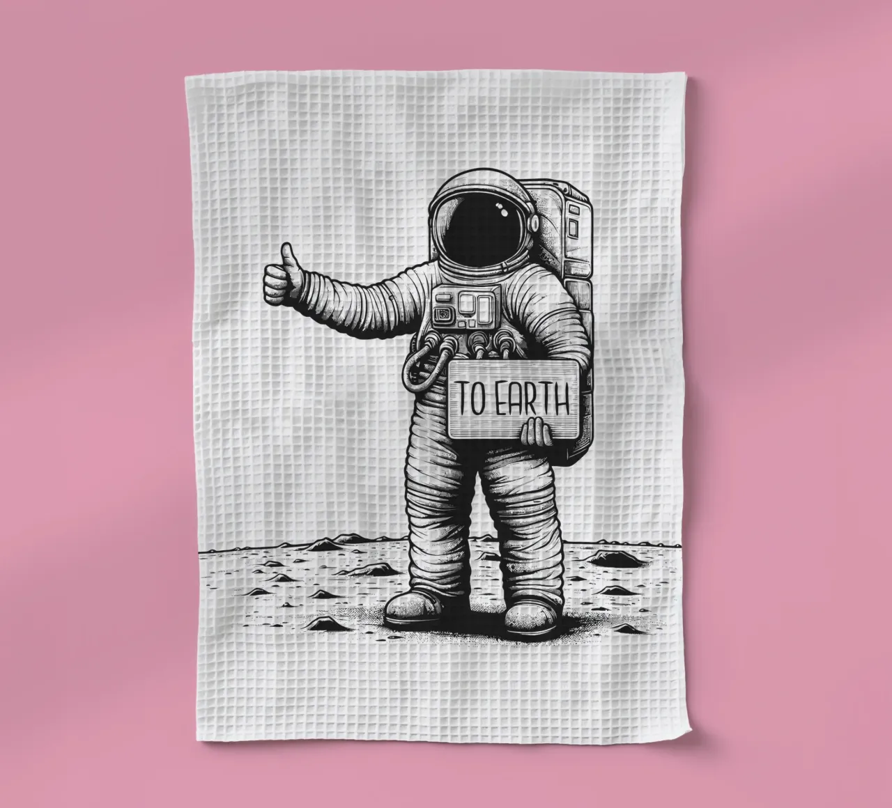 astronauta autostoppista canovaccio da cucina da 🥝 KIWI STORE