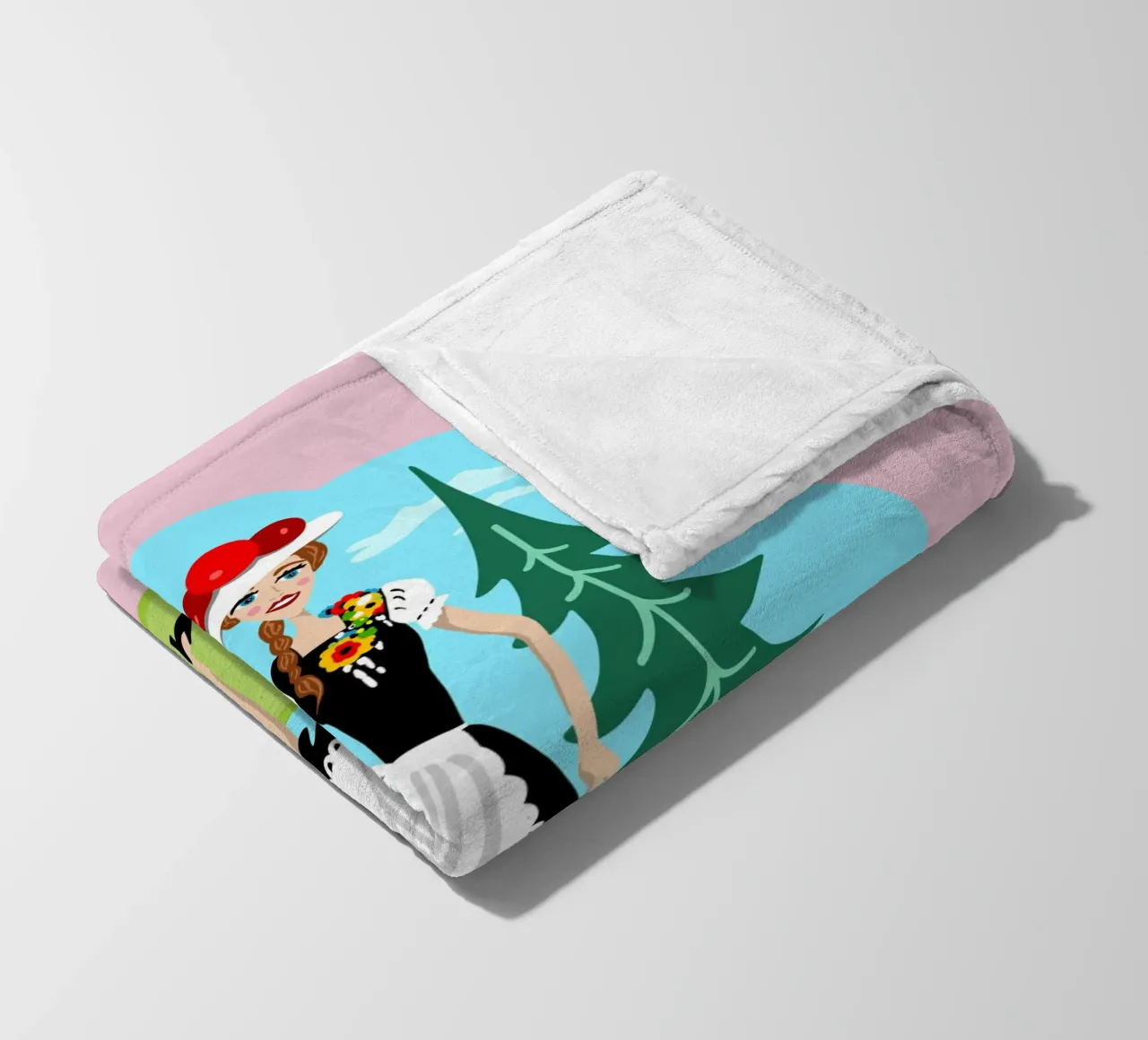 Ragazza della Foresta Nera coperta in pile da DYDesign