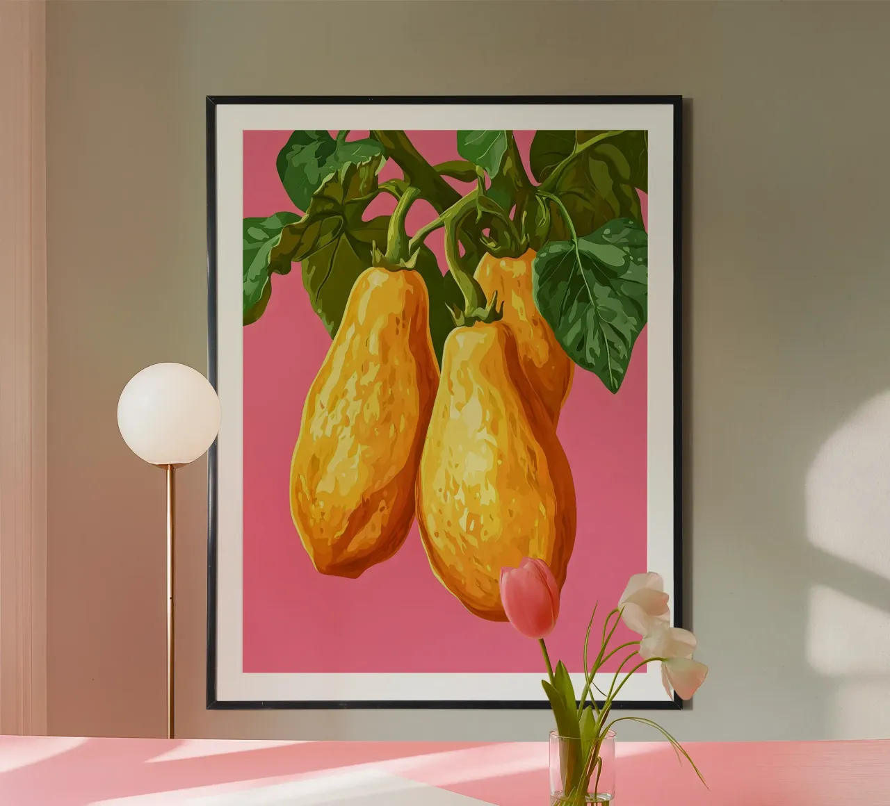 Frutti dorati: un tocco esotico poster da Studio Mooodz