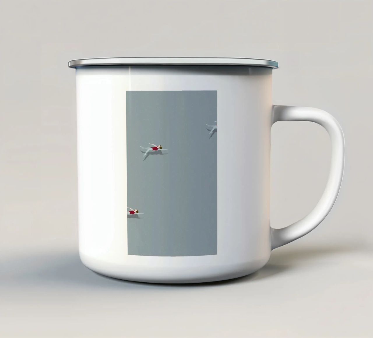 Free Style tazza in smalto da Amalia Restrepo