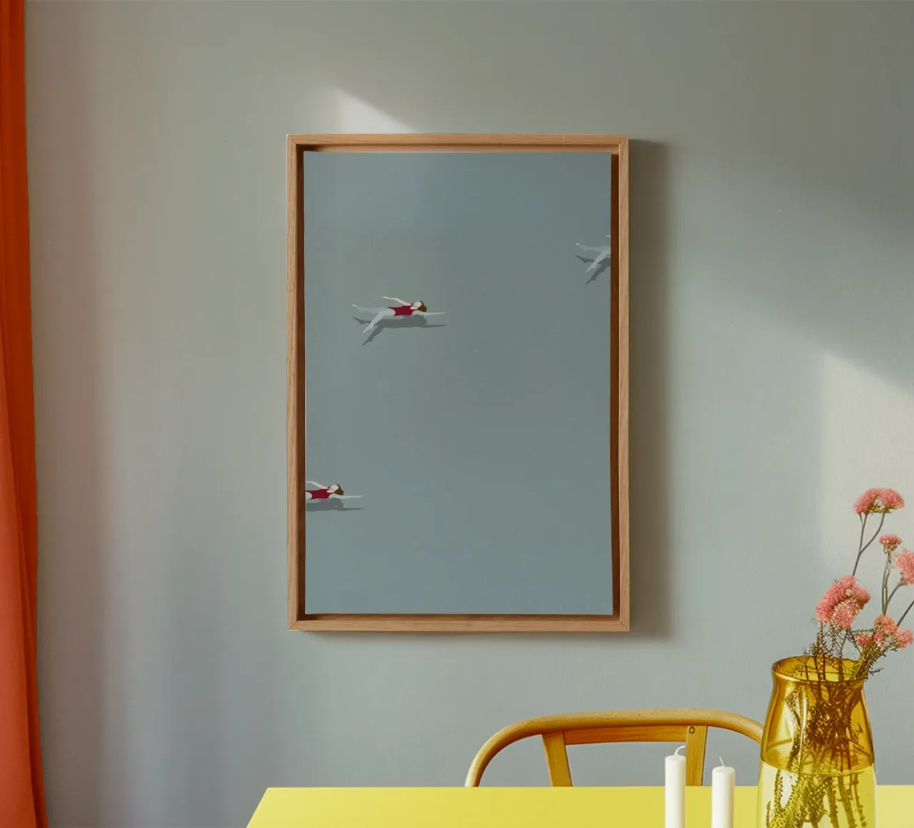Free Style canvas met Baklijst van Amalia Restrepo
