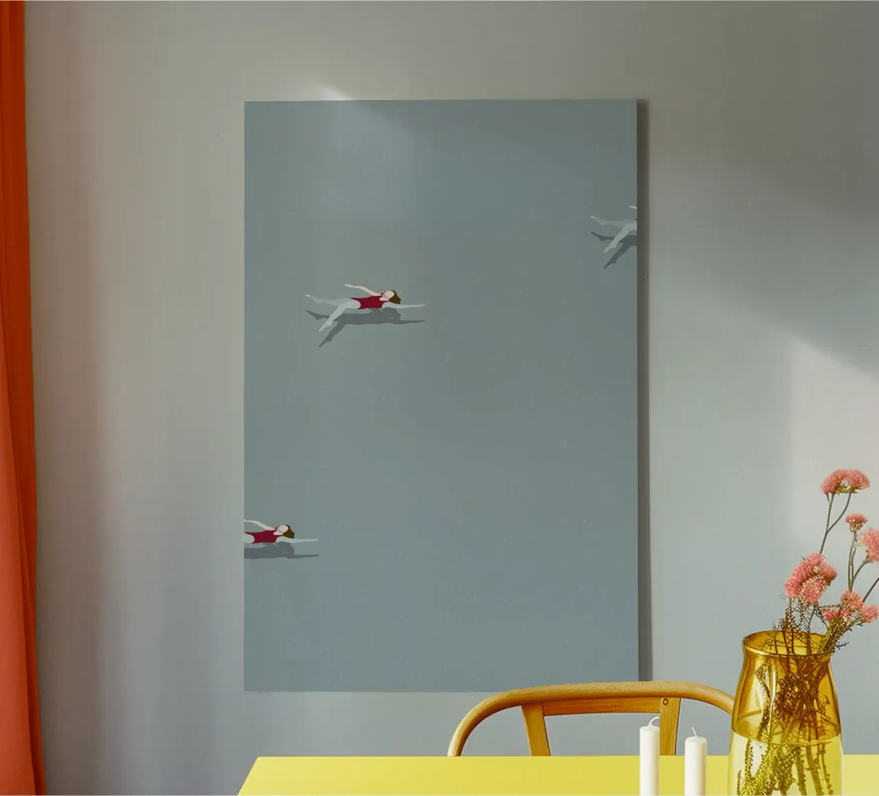 Free Style canvas met Baklijst van Amalia Restrepo