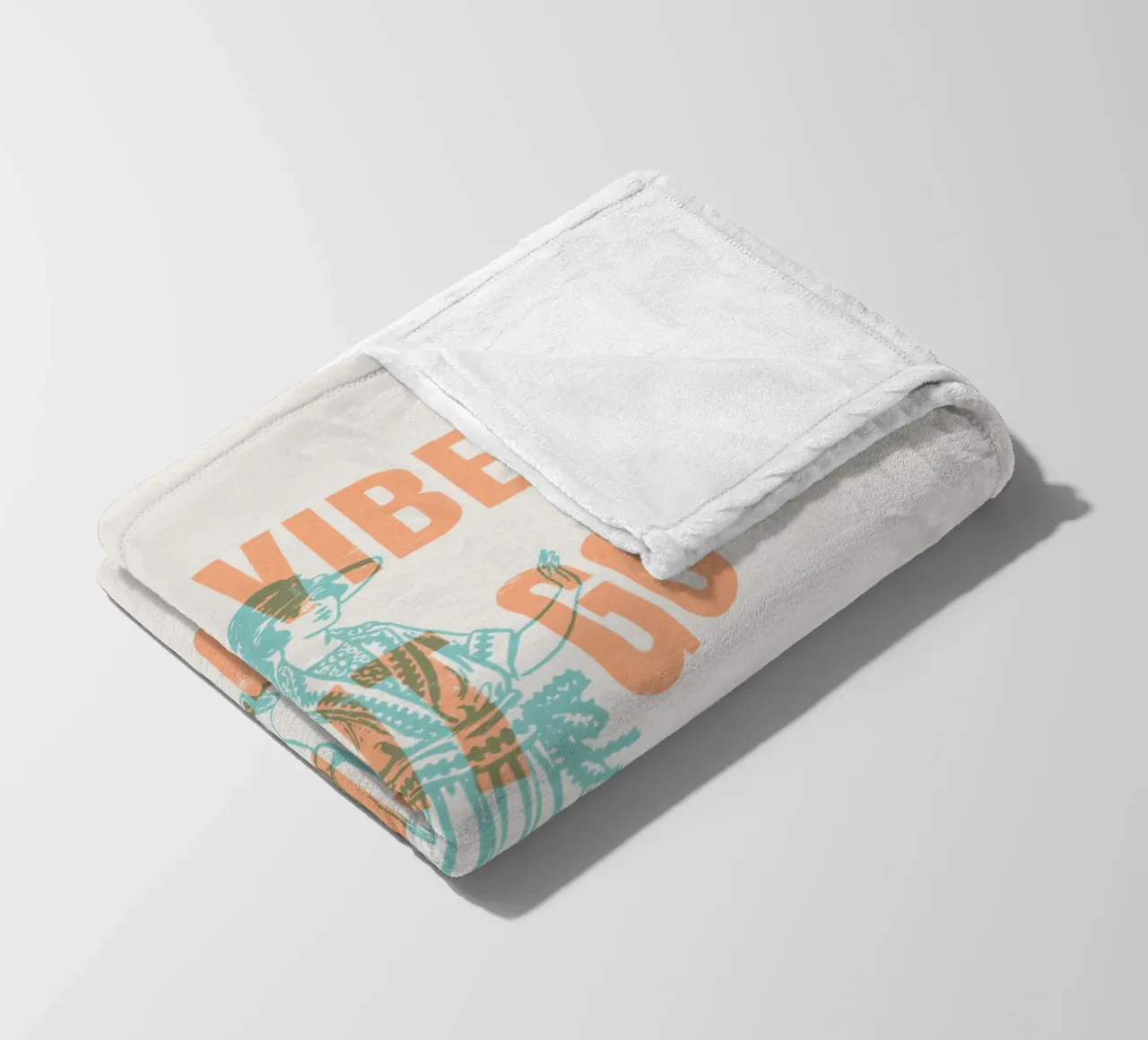 Slechte vibraties passen niet bij mijn outfit fleecedeken van Vintagrafica