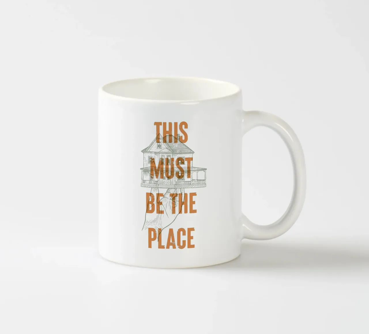 Dies muss der Ort sein Keramik Tasse von Vintagrafica