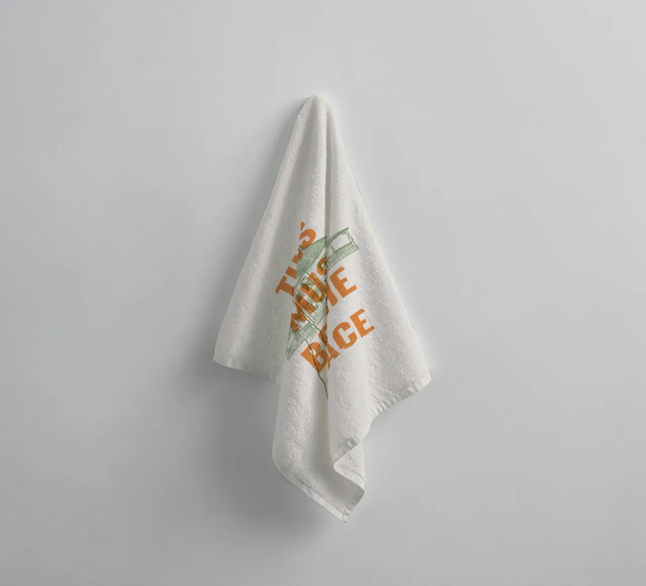 This Must Be The Place towel by Vintagrafica