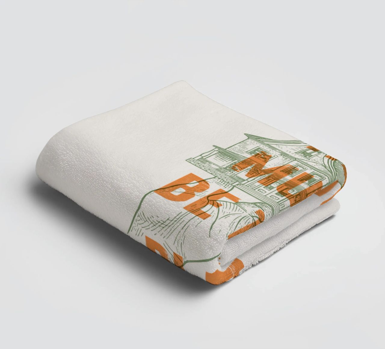 Ce doit être l'endroit serviette de bain de Vintagrafica