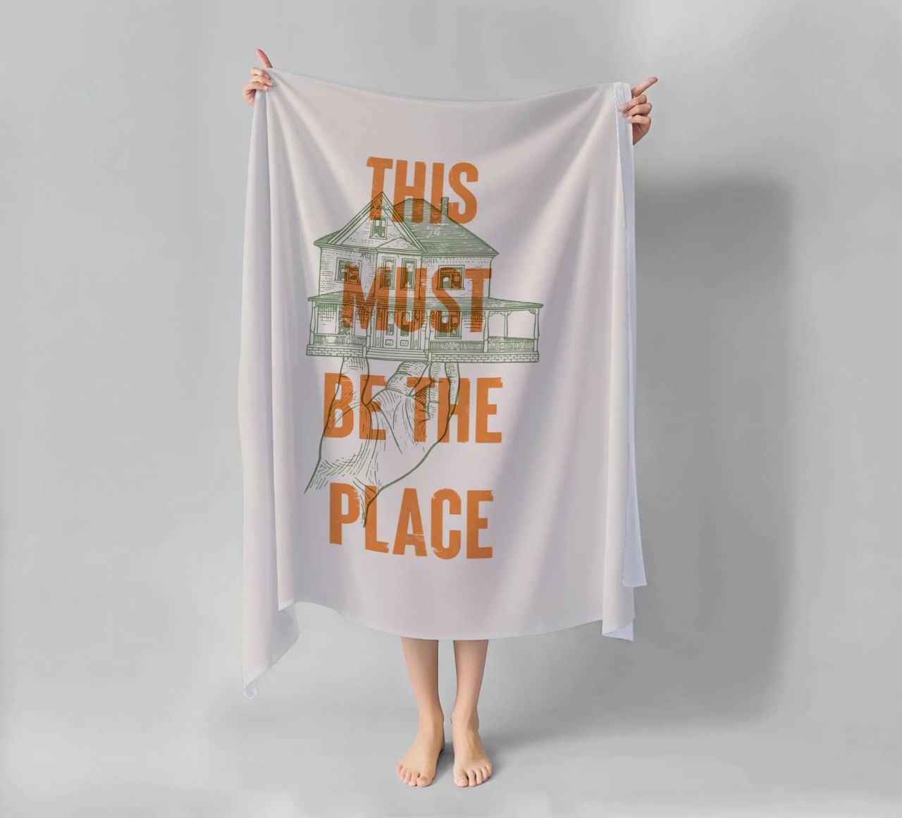 Questo deve essere il posto giusto telo mare da Vintagrafica