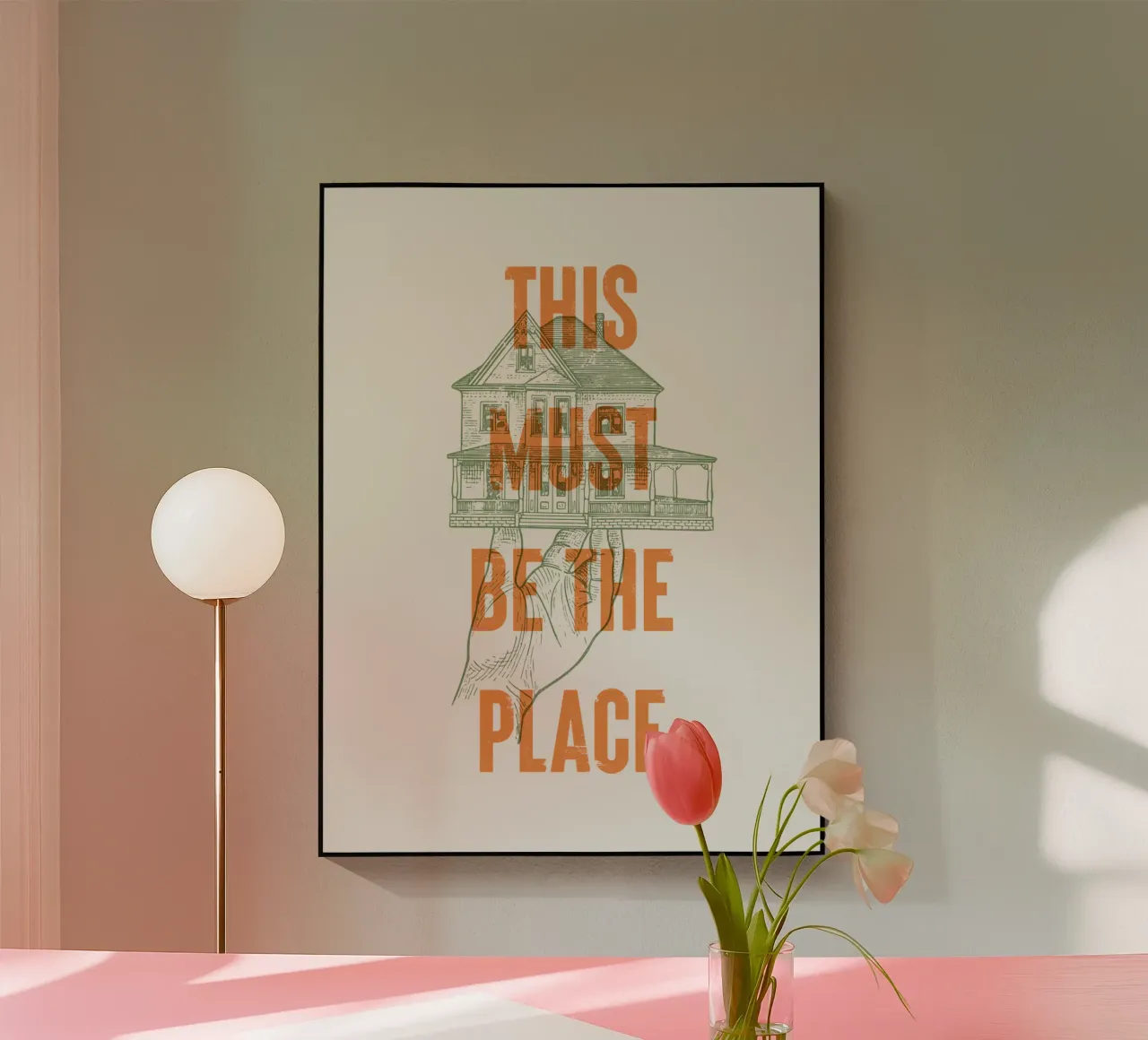 Questo deve essere il posto giusto plexiglass da Vintagrafica