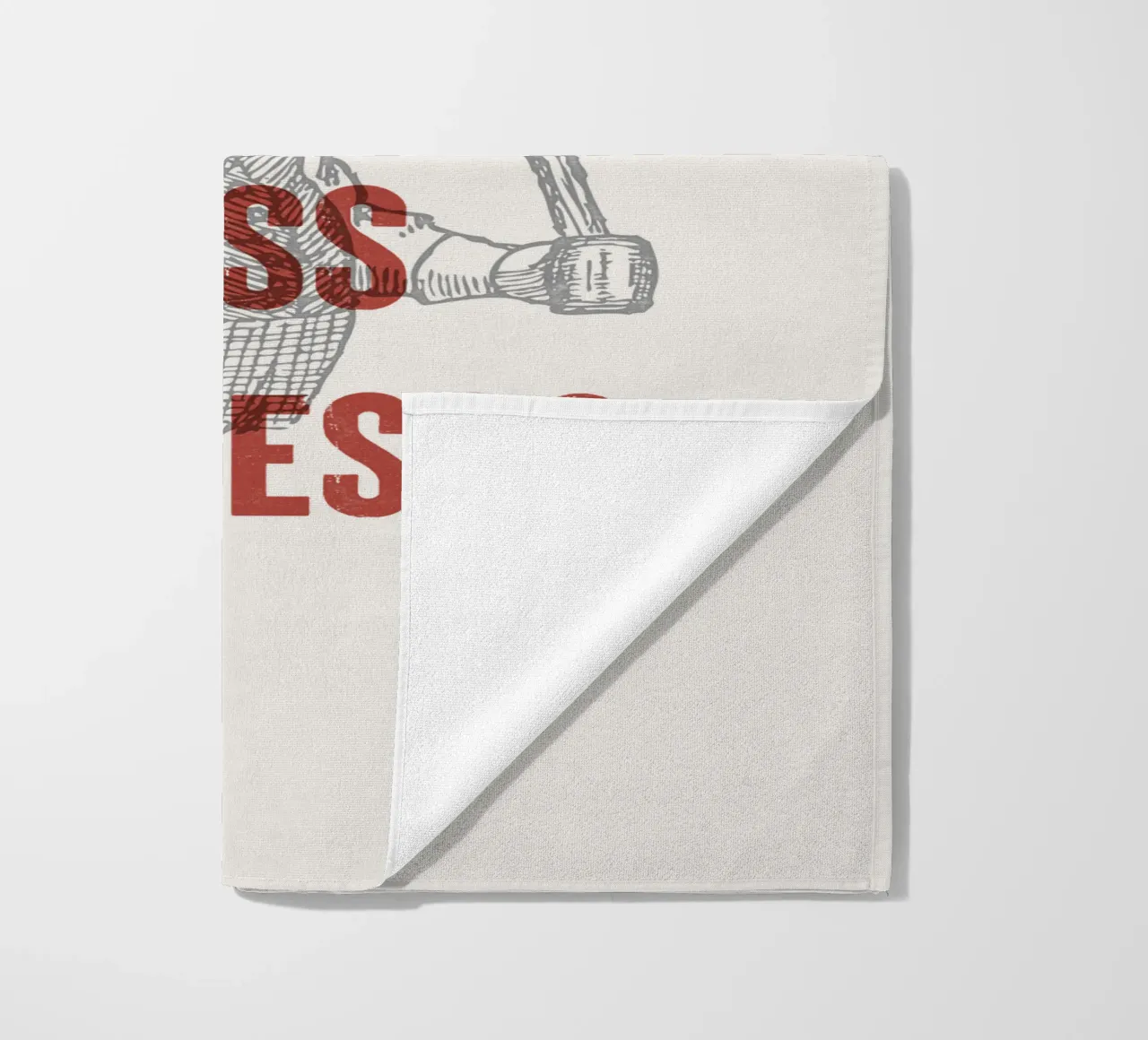 More Espresso Less Depresso telo mare da Vintagrafica