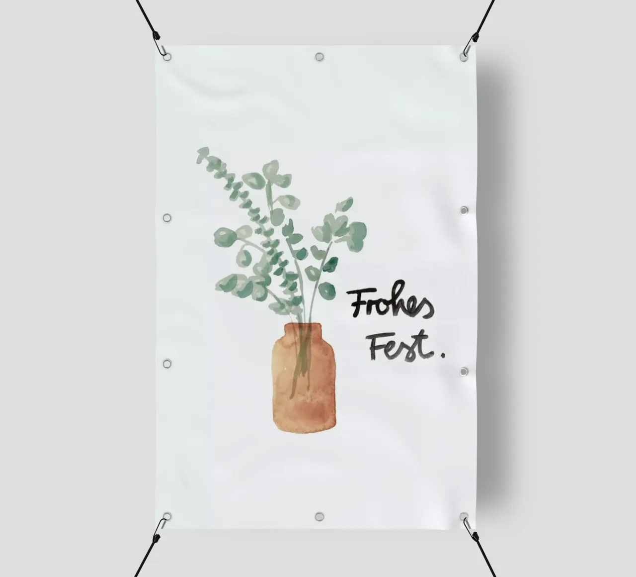 Eukalyptus Vase telo in pvc da Farina Kuklinski
