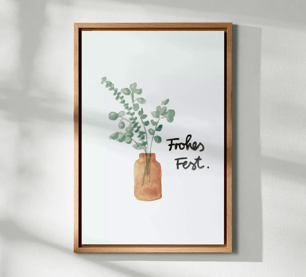 Eukalyptus Vase alluminio dibond da Farina Kuklinski