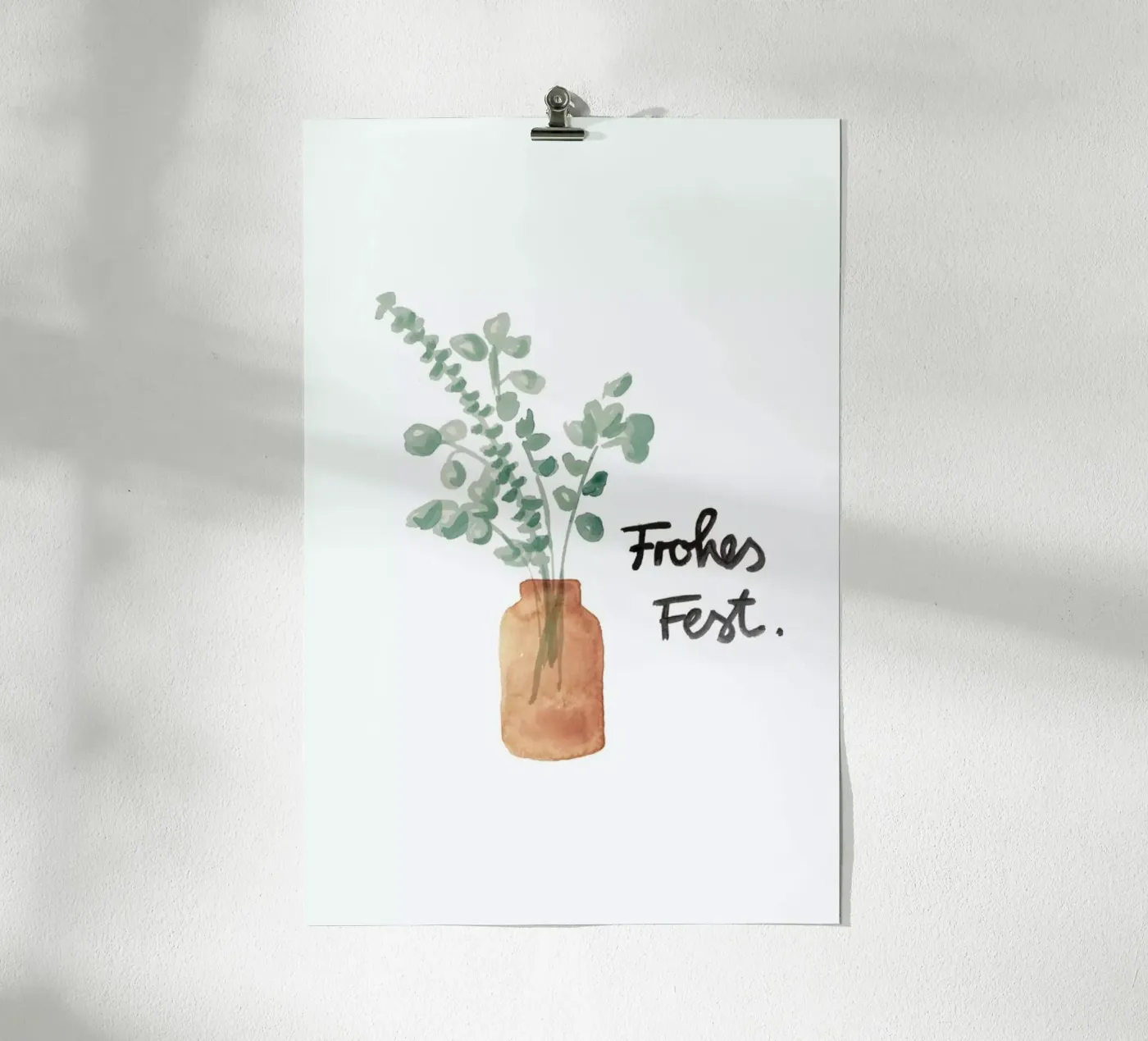 Eukalyptus Vase poster da Farina Kuklinski