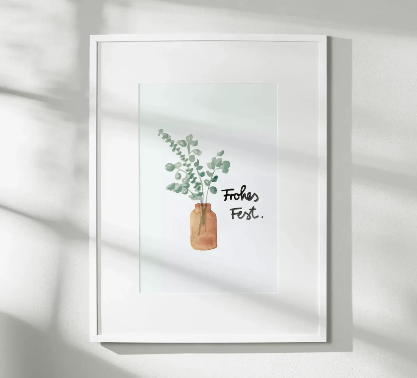 Eukalyptus Vase poster da Farina Kuklinski