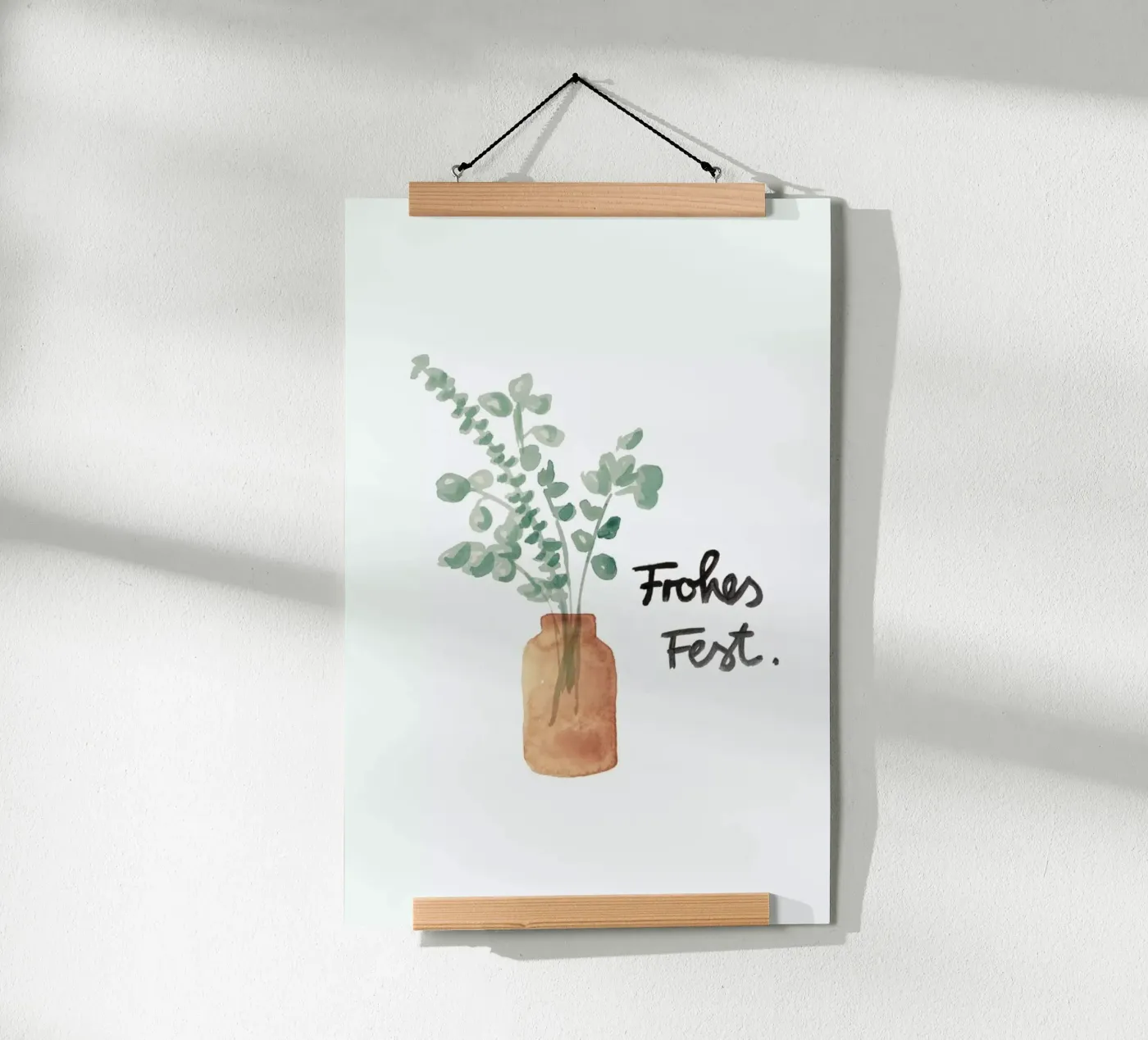 Eukalyptus Vase poster da Farina Kuklinski