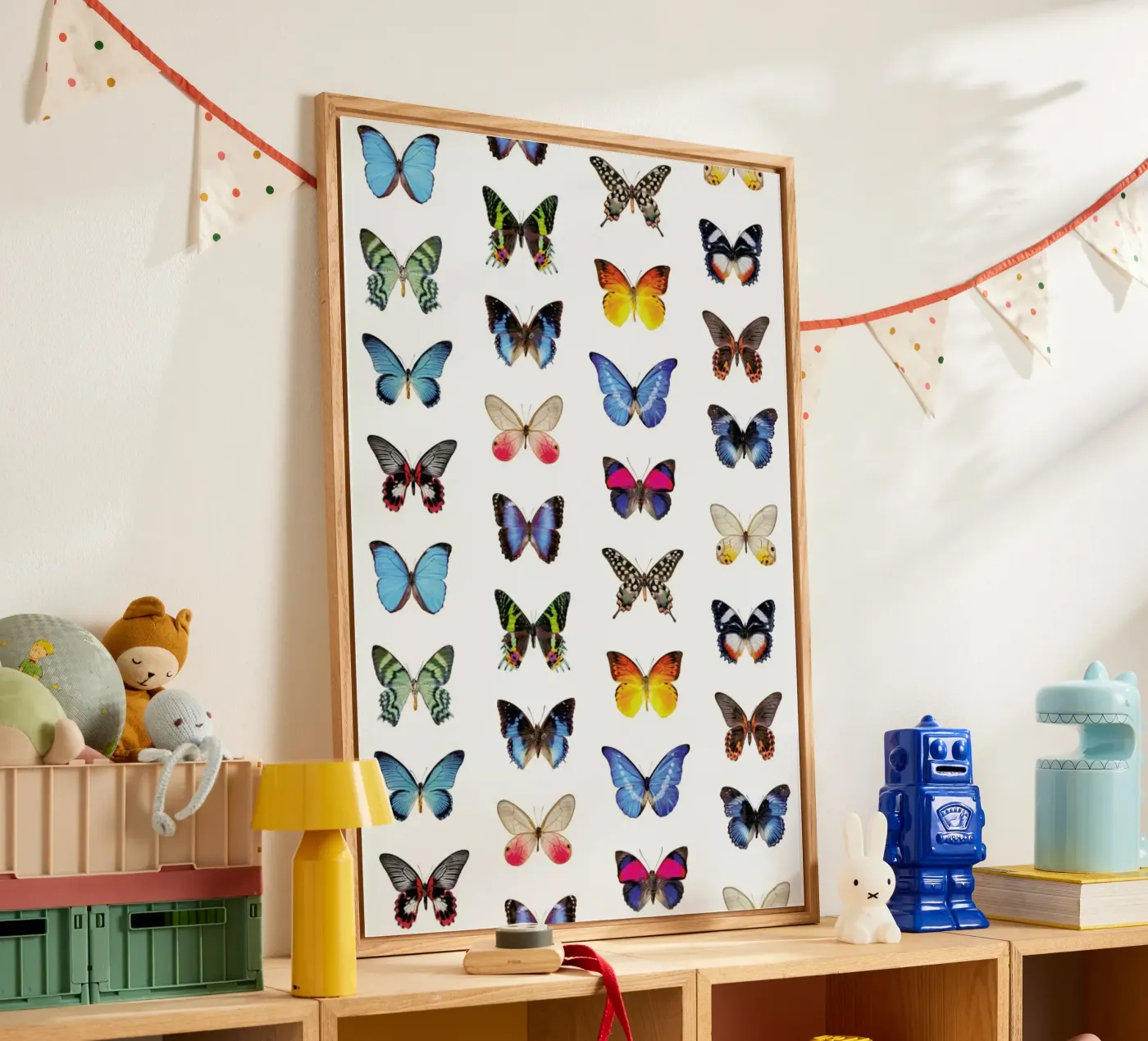 Colourful Butterflies plexiglass da Curious Collections by Marielle Leenders