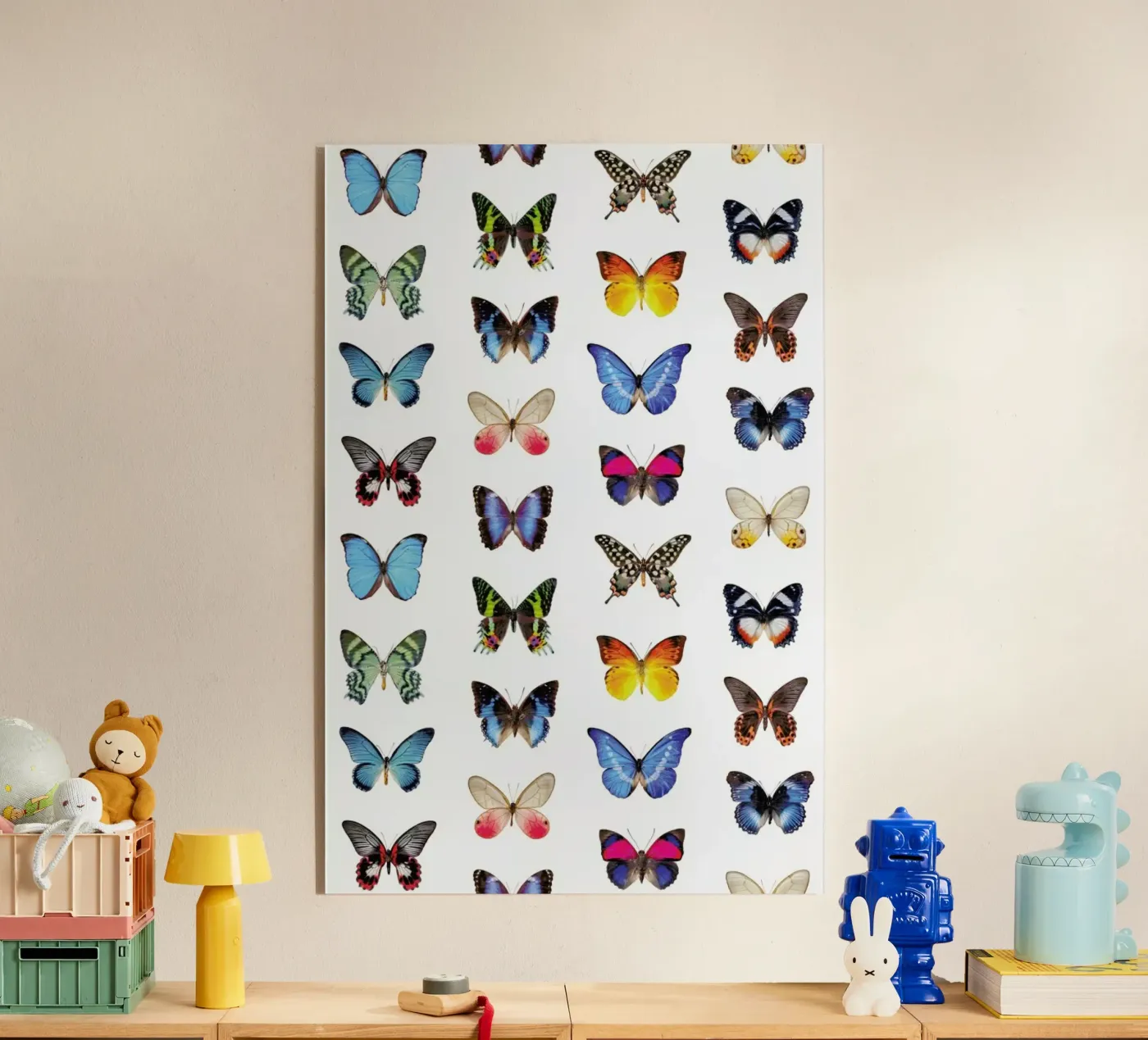 Colourful Butterflies plexiglass da Curious Collections by Marielle Leenders