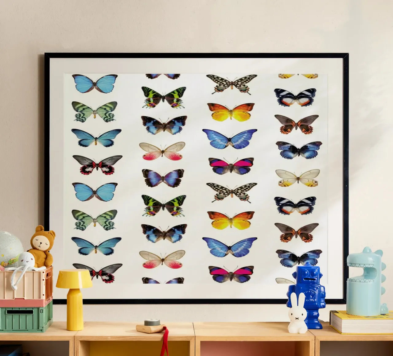 Colourful Butterflies carta hahnemühle da Curious Collections by Marielle Leenders
