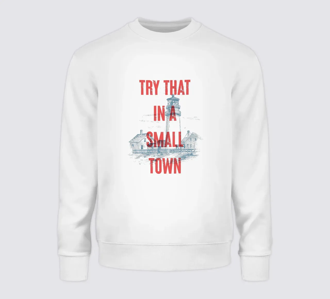 Provate a farlo in una piccola città felpa da Vintagrafica