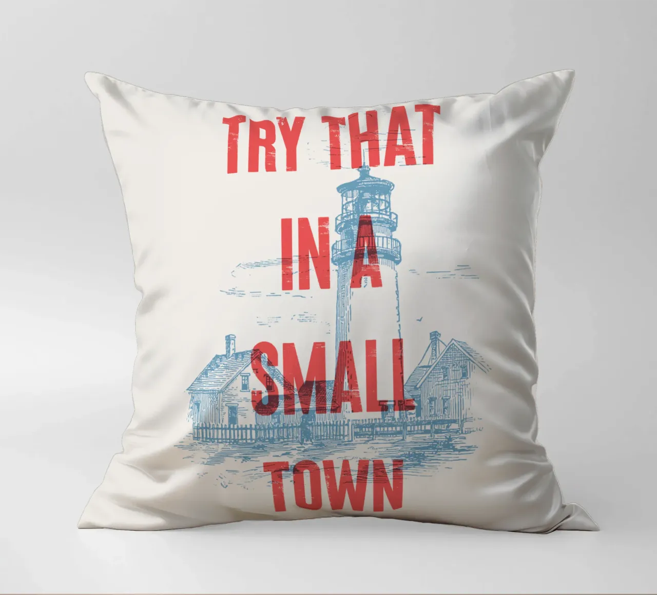Provate a farlo in una piccola città cuscino da Vintagrafica