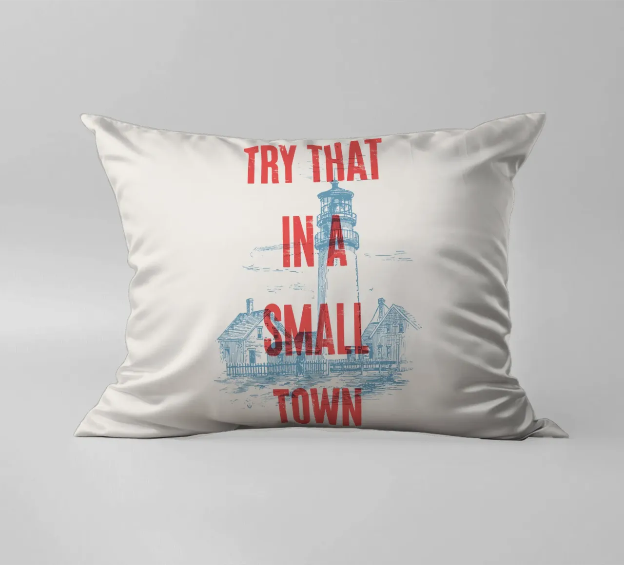 Provate a farlo in una piccola città cuscino da Vintagrafica