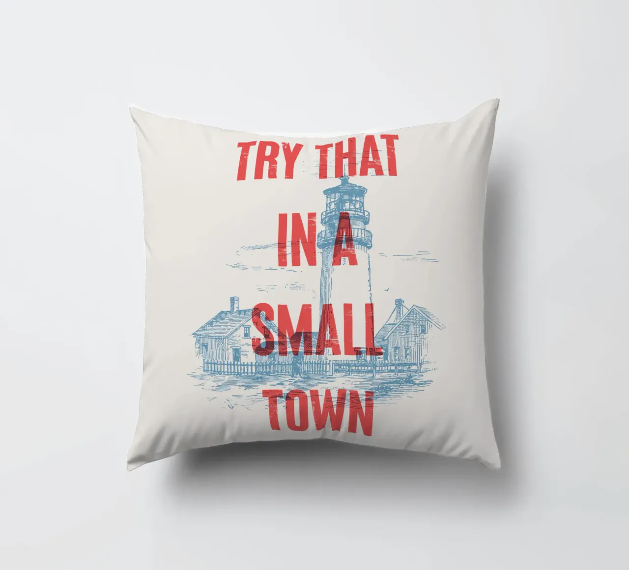 Provate a farlo in una piccola città cuscino da Vintagrafica