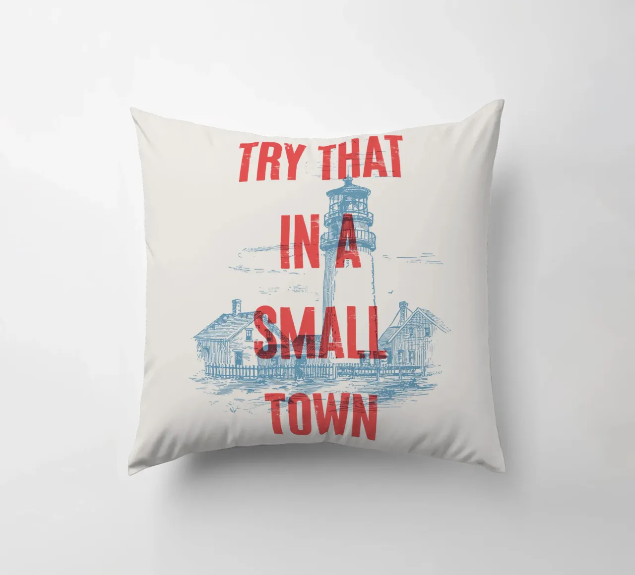 Provate a farlo in una piccola città cuscino da Vintagrafica