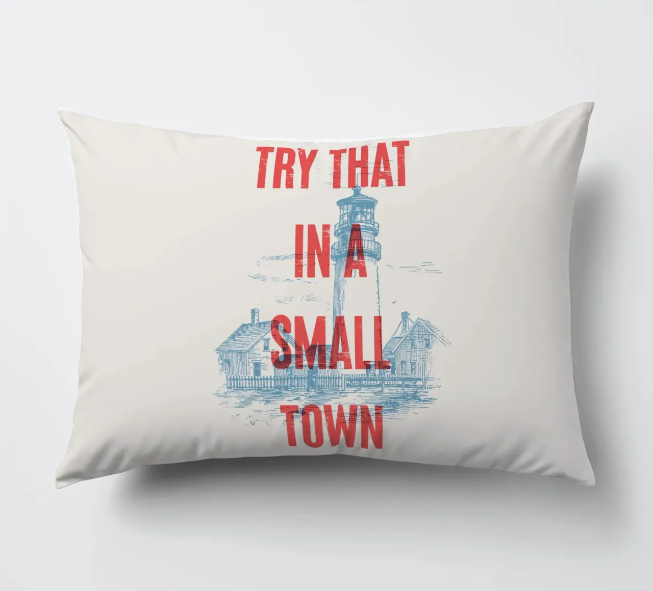 Provate a farlo in una piccola città cuscino da Vintagrafica