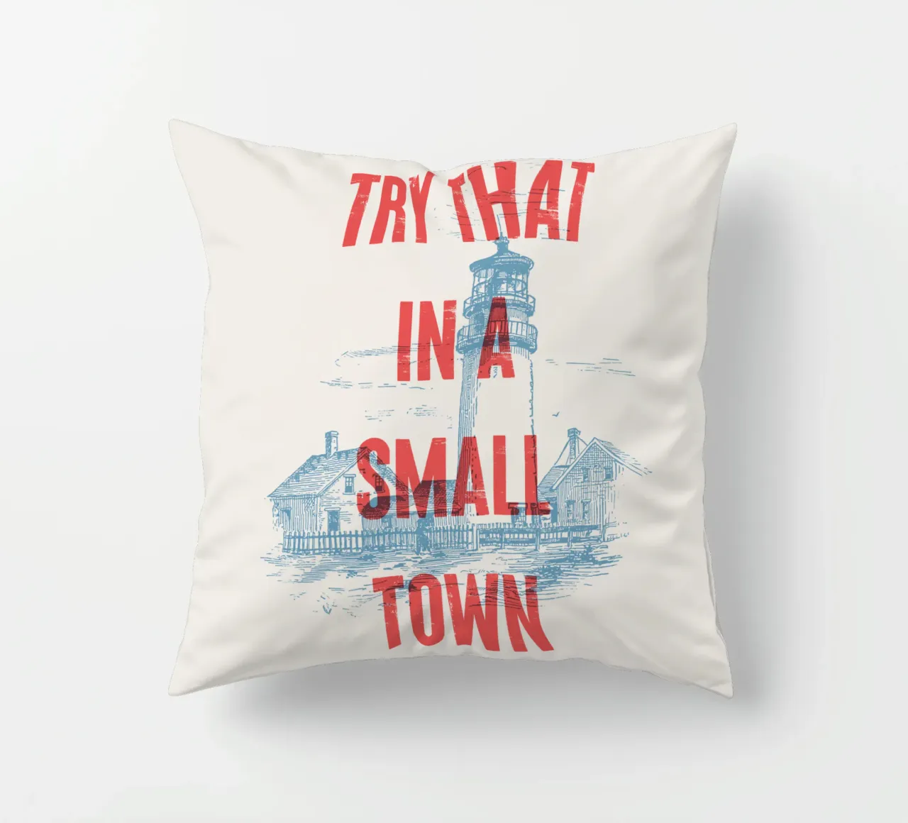 Provate a farlo in una piccola città cuscino da Vintagrafica