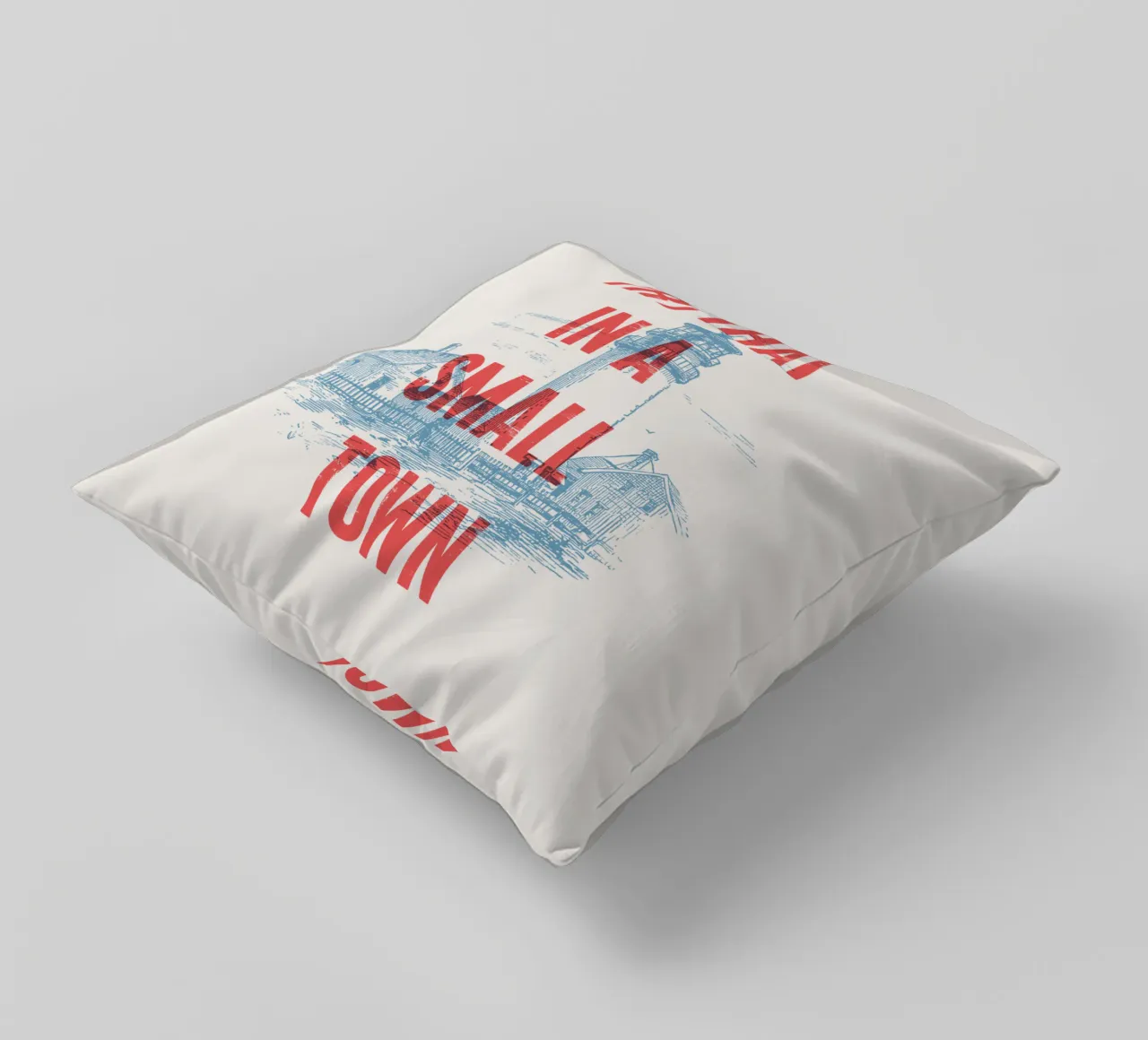 Provate a farlo in una piccola città cuscino da Vintagrafica