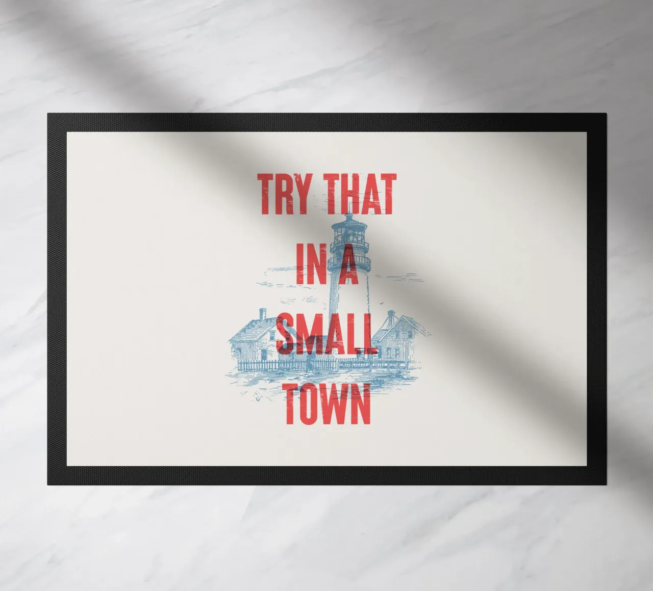 Provate a farlo in una piccola città zerbino da Vintagrafica