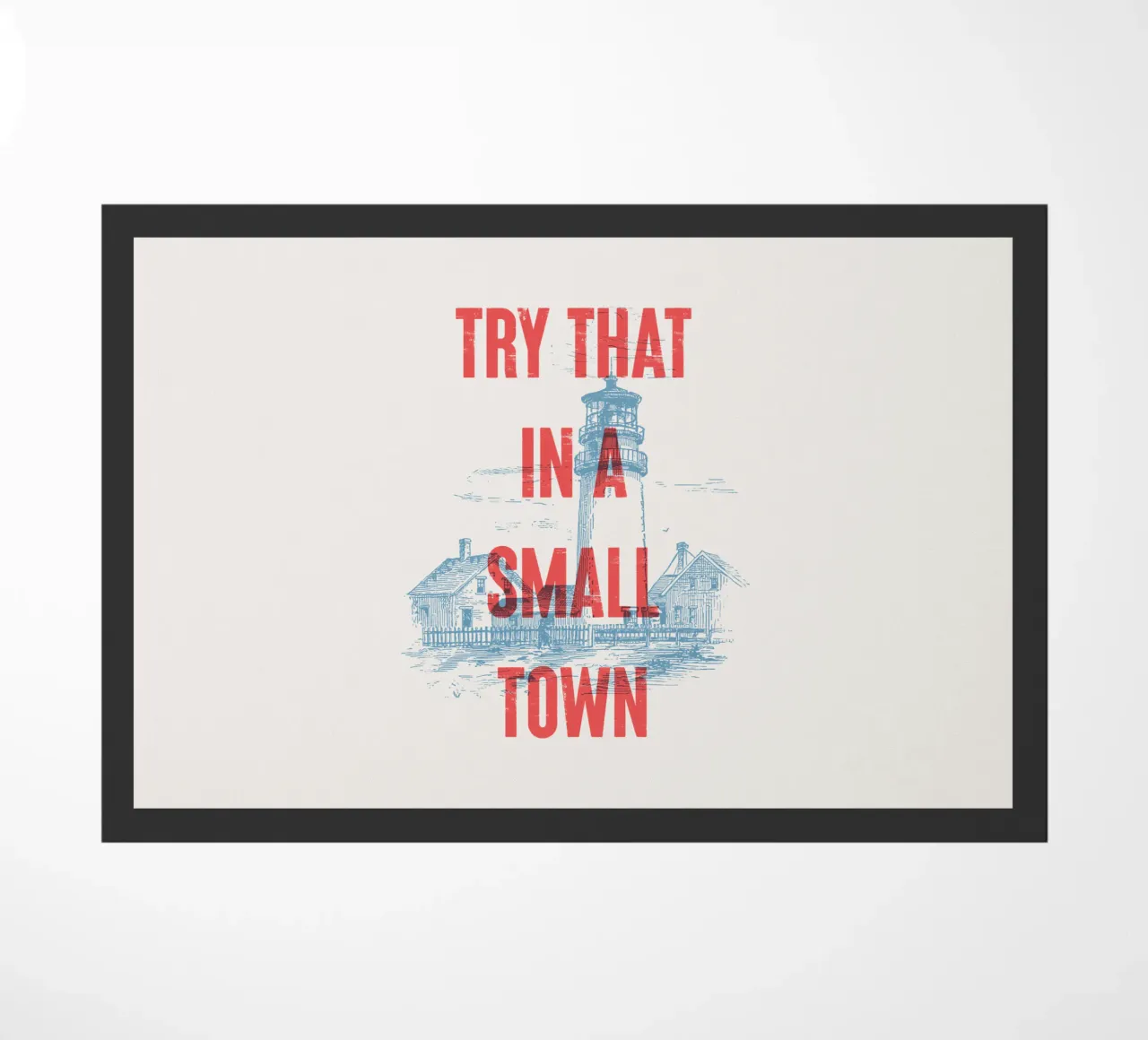 Provate a farlo in una piccola città zerbino da Vintagrafica