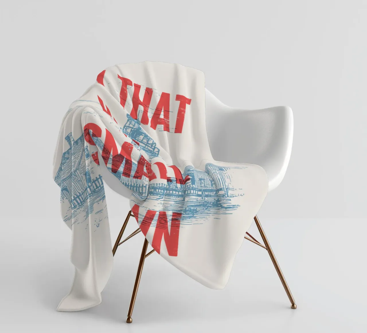 Provate a farlo in una piccola città coperta in pile da Vintagrafica