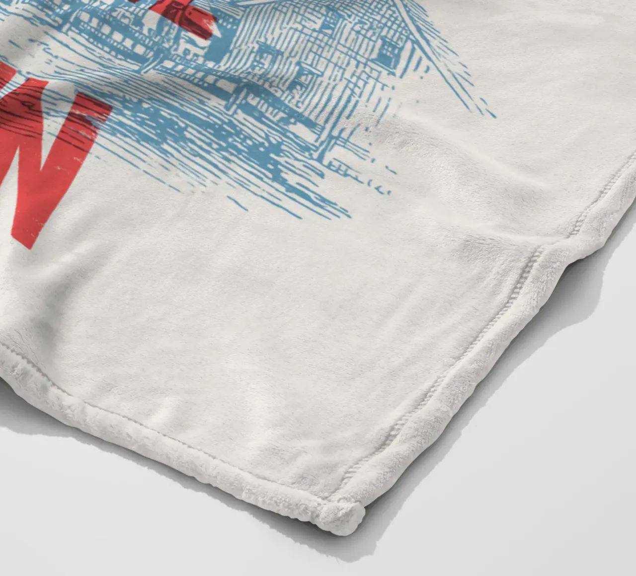 Provate a farlo in una piccola città coperta in pile da Vintagrafica