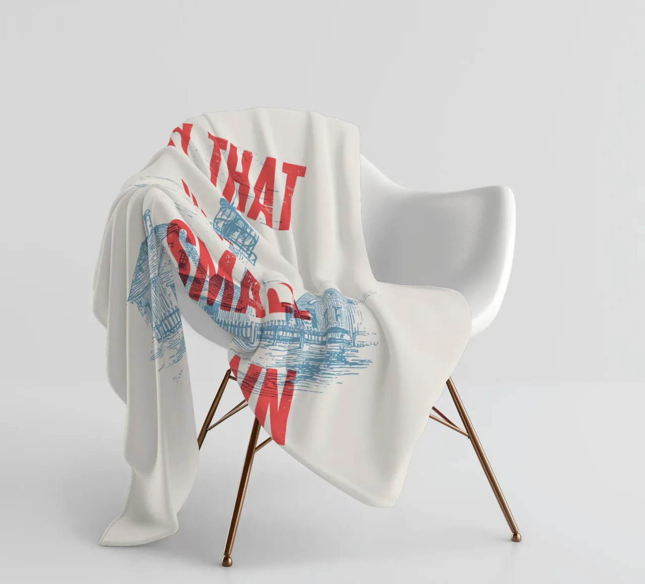 Provate a farlo in una piccola città coperta in pile da Vintagrafica