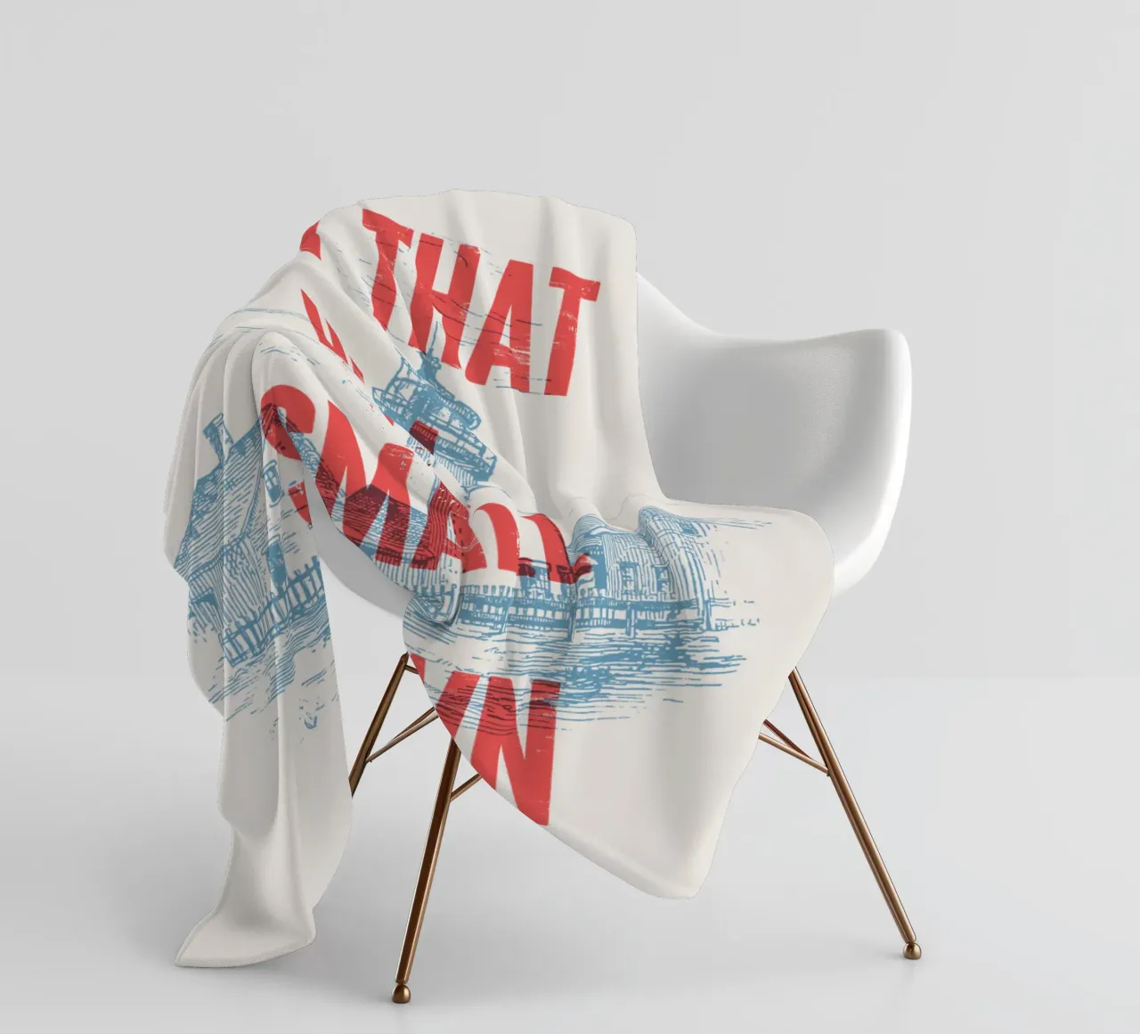 Provate a farlo in una piccola città coperta in pile da Vintagrafica