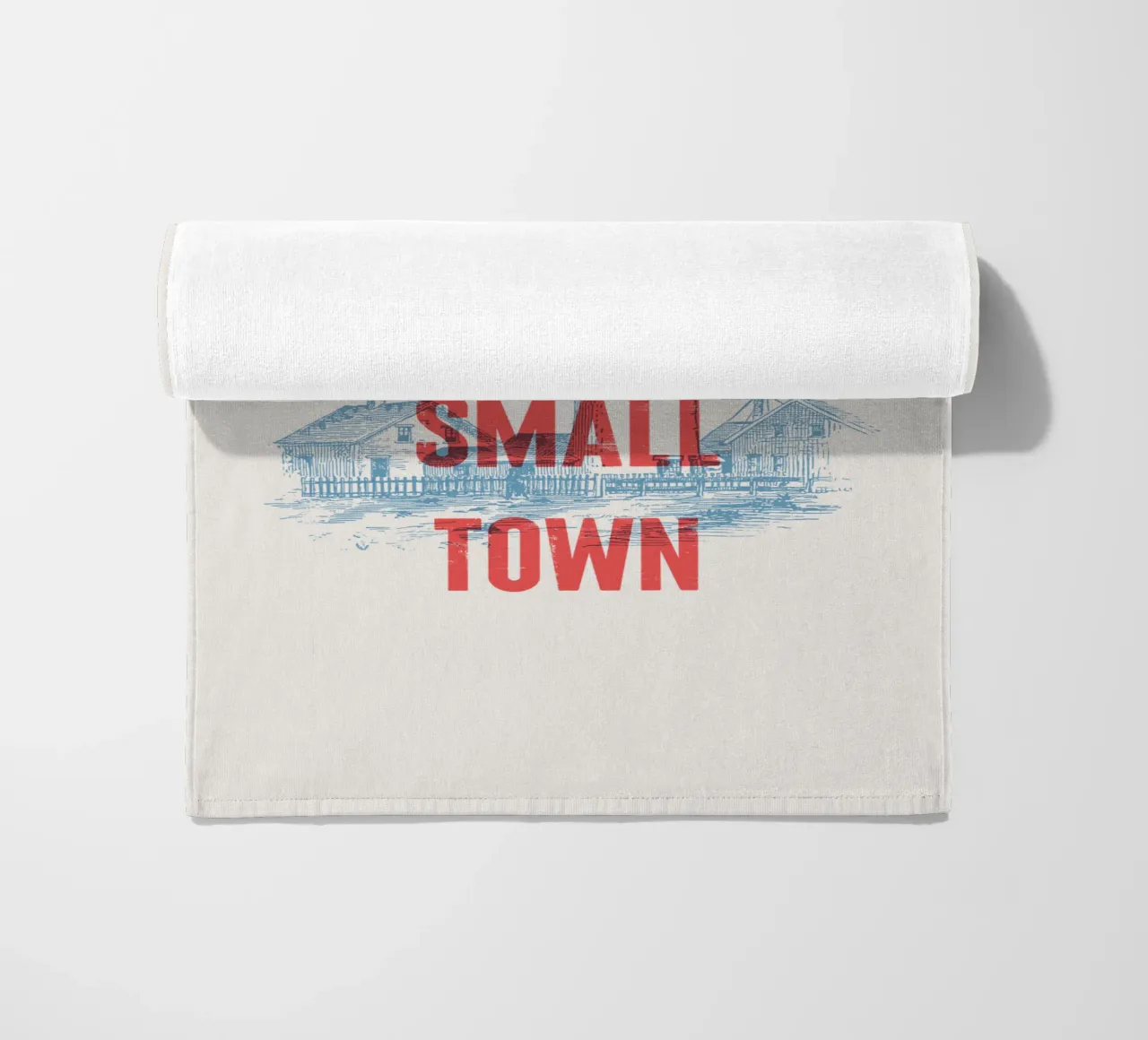 Provate a farlo in una piccola città telo mare da Vintagrafica