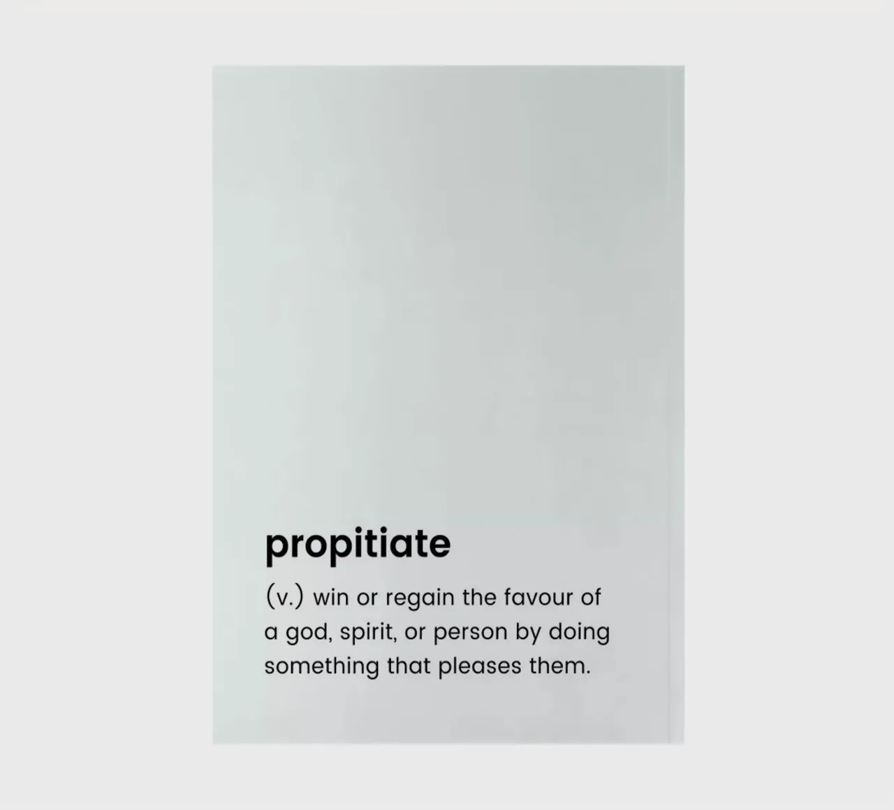 Propitiate 2 notebook by Studio One