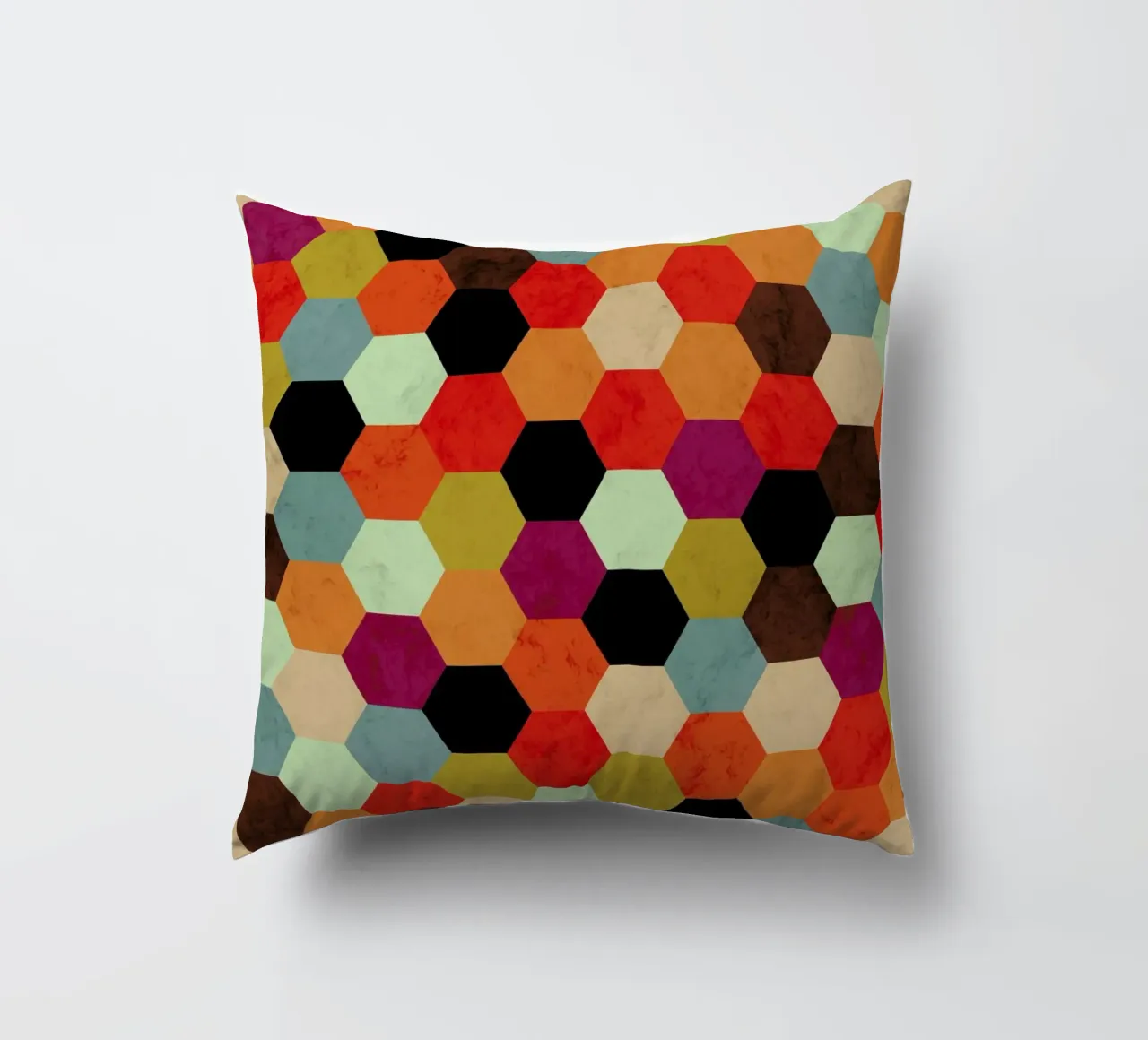 Colorful Beehive Pattern cuscino da Tobe Fonseca