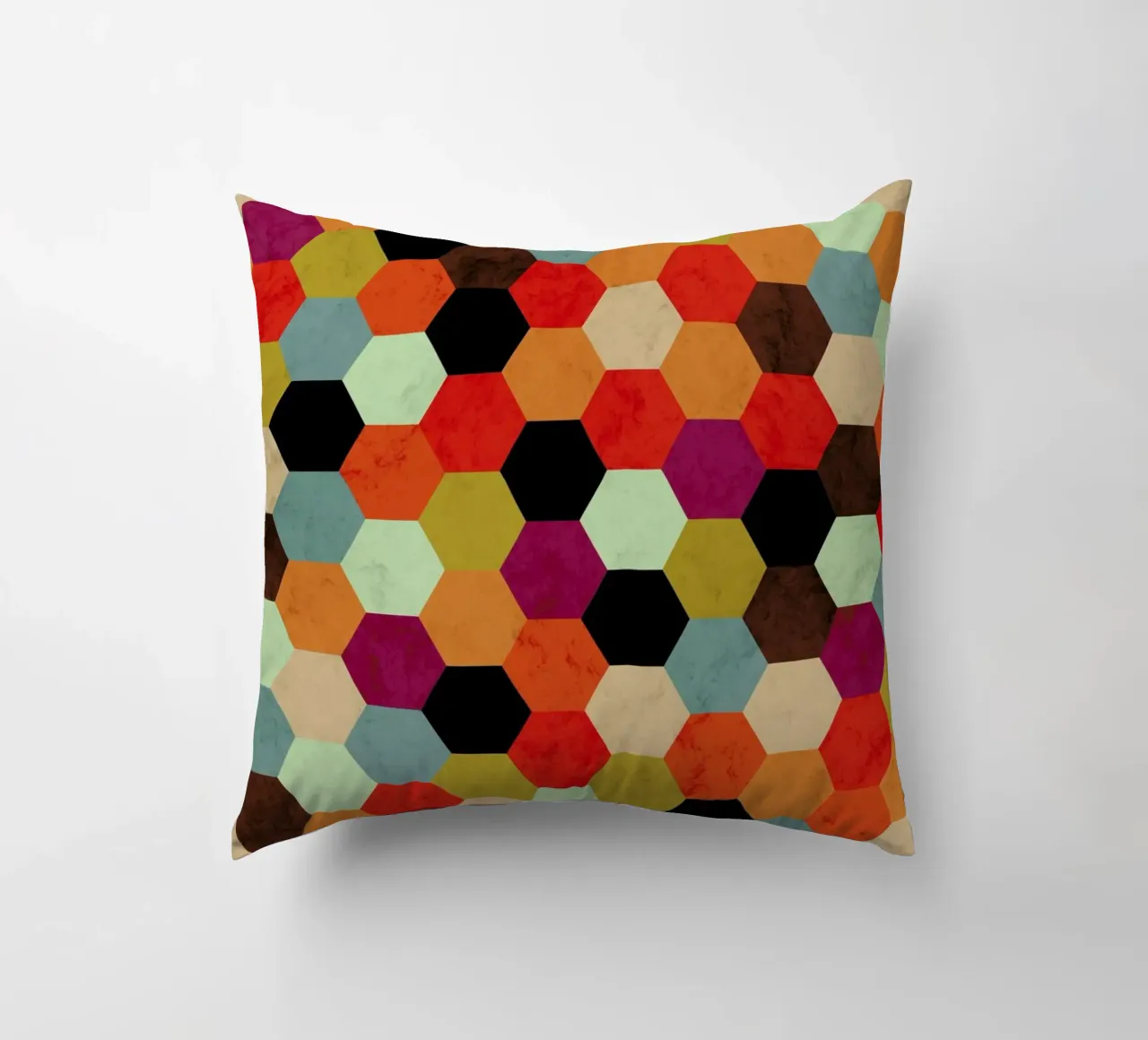 Colorful Beehive Pattern cuscino da Tobe Fonseca