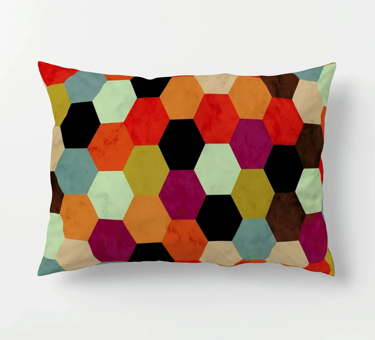 Colorful Beehive Pattern cuscino da Tobe Fonseca
