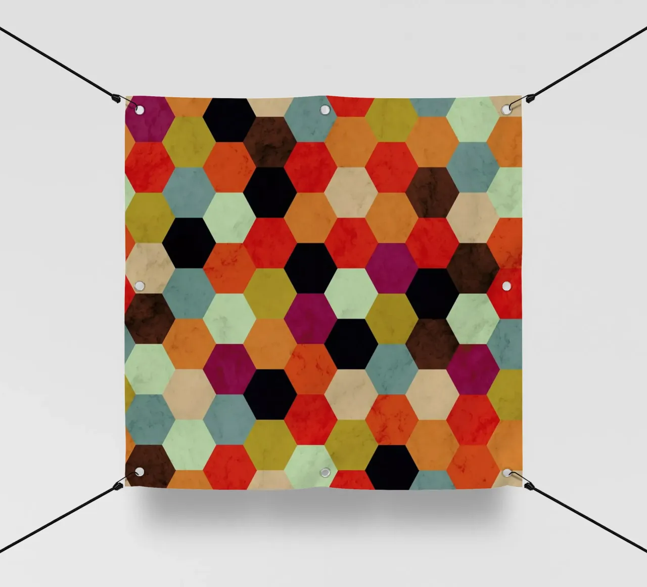 Colorful Beehive Pattern telo in pvc da Tobe Fonseca