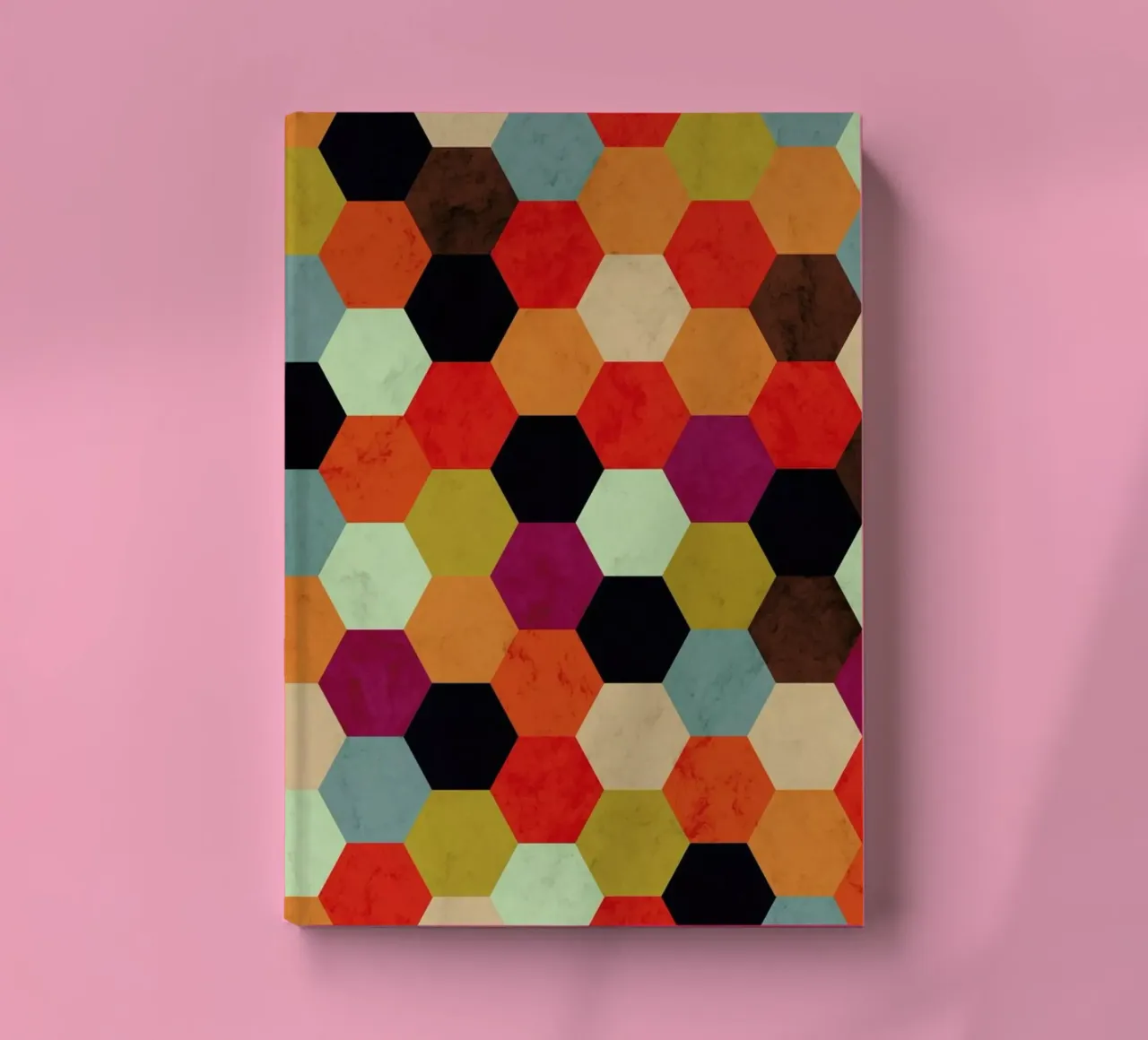 Colorful Beehive Pattern notebook by Tobe Fonseca