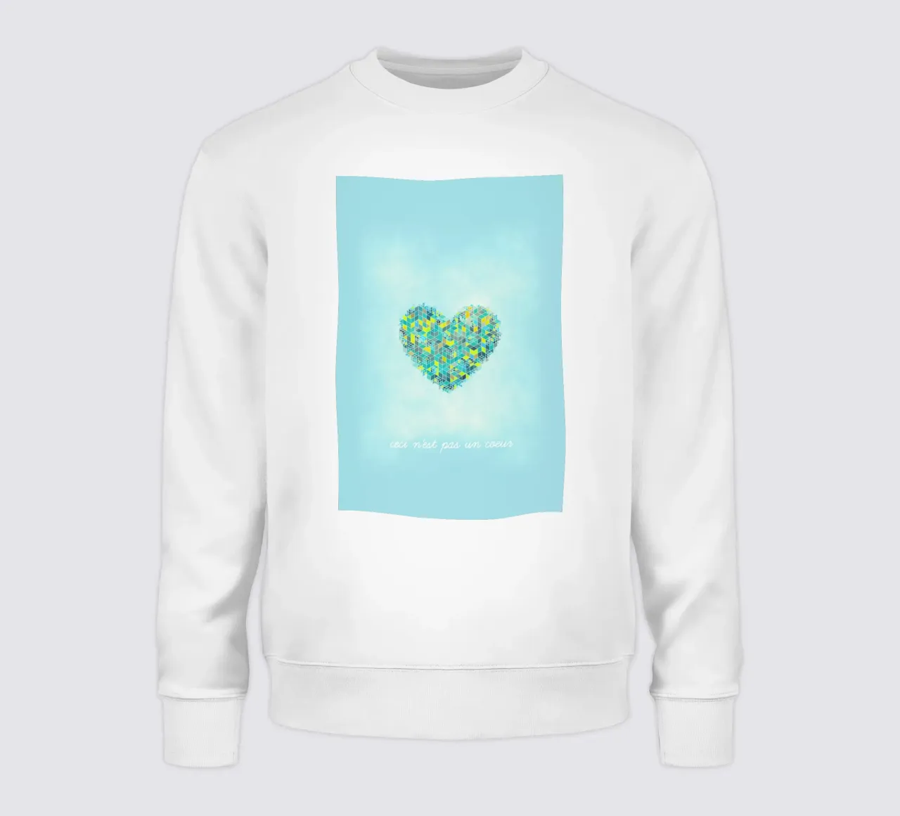 Ceci n'est pas un cœur felpa da Angelo Cerantola