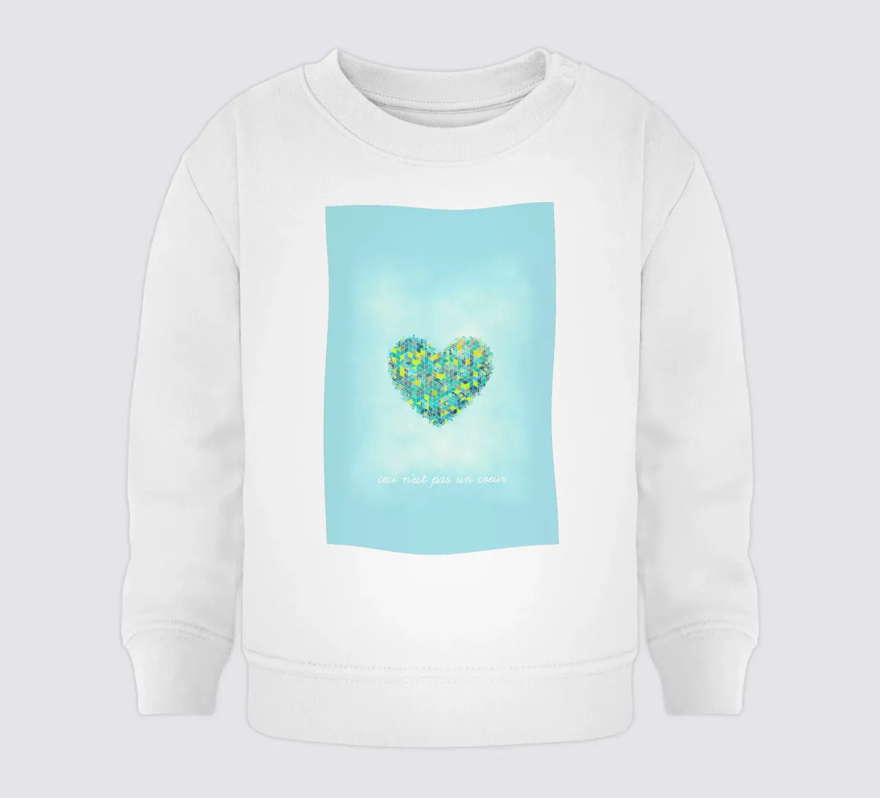 Ceci n'est pas un cœur felpa neonato da Angelo Cerantola