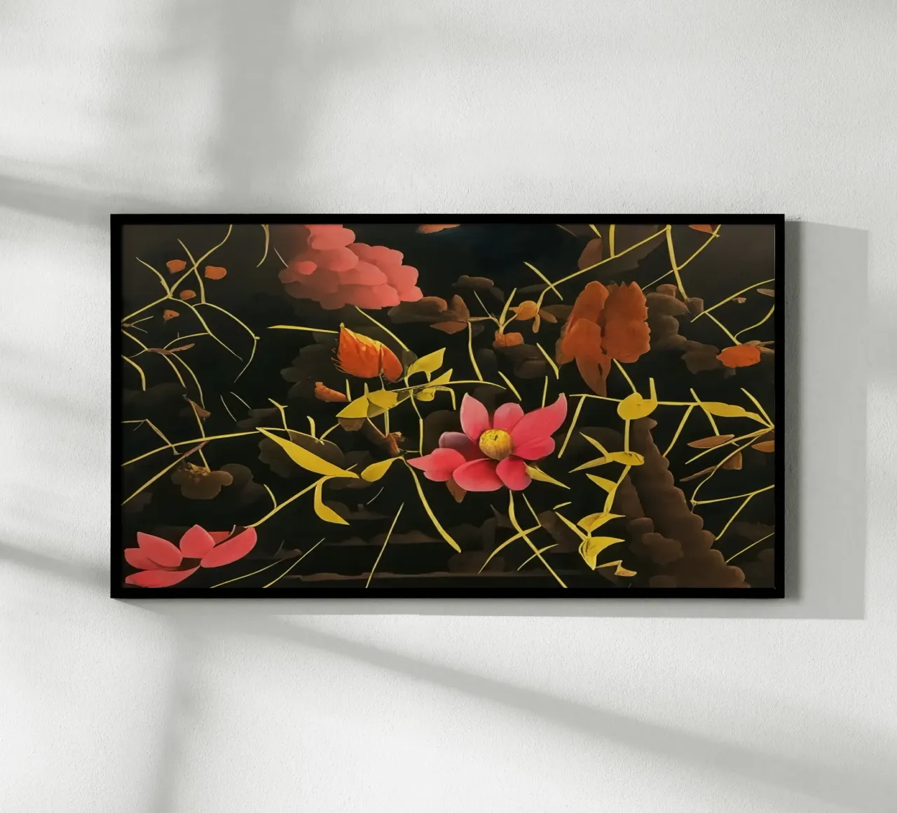 Blumen_7 poster con telaio in alluminio da Impressionismus by LK